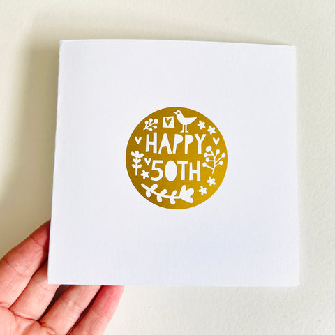 50th Card