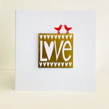 Love Hand Made Card